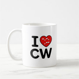 I Love CW - Morseコード愛好家 コーヒーマグカップ