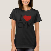 I love CYM Cymru Wales Welsh Rugby Pride Tシャツ (正面)