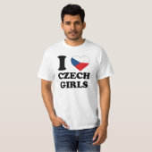 I love Czech Girls Tシャツ (正面フル)