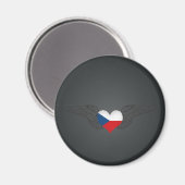 I Love Czech Republic – ウィング マグネット (正面/裏面)