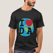 I Love Da He David Attenborough Fan Eh Tシャツ (正面)