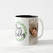 I Love Daddyフォトマカスタムグ ツートーンマグカップ (正面右)