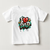 I love daddy ベビーTシャツ (正面)
