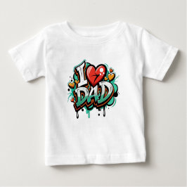 I love daddy ベビーTシャツ