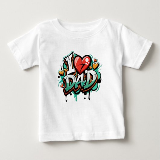 I love daddy ベビーTシャツ (正面)