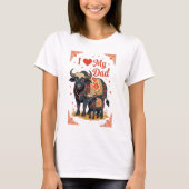 i love daddy Tシャツ – I ❤️ MY DAD (正面)
