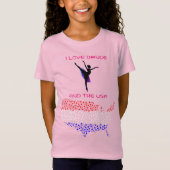 I Love Dance and the USA T-Shirt Tシャツ (正面)