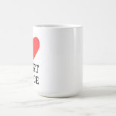 I love dance sport コーヒーマグカップ (中央)
