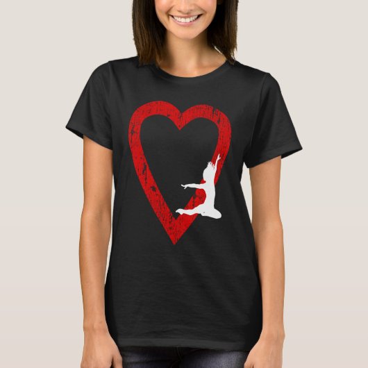 I Love Dance Valentine's Day for Girls and Dance T Tシャツ (正面)