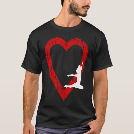 I Love Dance Valentine's Day for Girls and Dance T Tシャツ (正面)