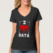 I Love Data Builder Tシャツ (正面)