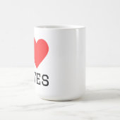 I love dates コーヒーマグカップ (中央)