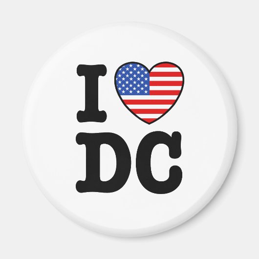 I Love DC マグネット (正面)