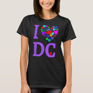 I Love DC T ShirtハートデザインワシントンD.C. Shi Tシャツ