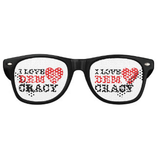 I Love Democracy Retro Sunglasses レトロサングラス