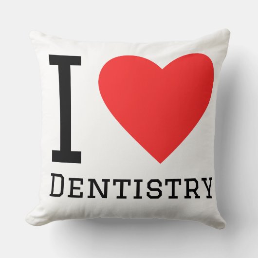 I love dentistry  クッション (正面)