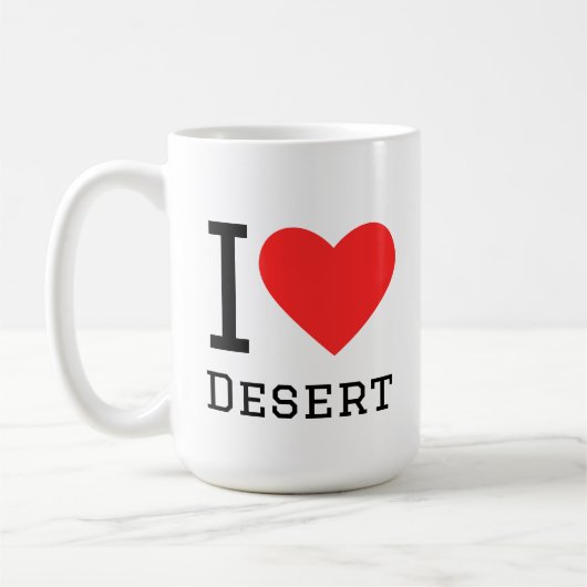 I love desert コーヒーマグカップ (左)