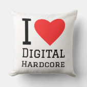 I love digital hardcore クッション (正面)