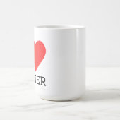 I love dinner コーヒーマグカップ (中央)