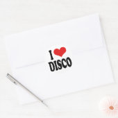 I Love Disco ラウンドシール (封筒)