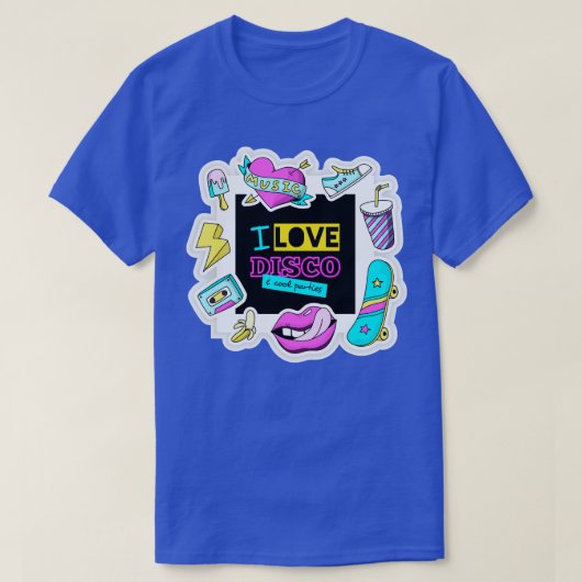 I Love Disco Tシャツ (デザイン正面)