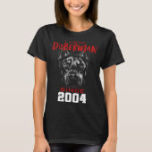 I love doberman since 2004 tシャツ (正面)