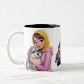 I love dog ツートーンマグカップ (左)