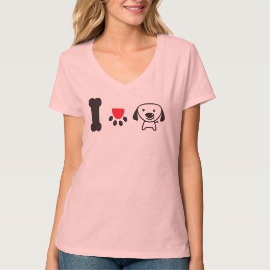 I LOVE DOG Tシャツ (正面)