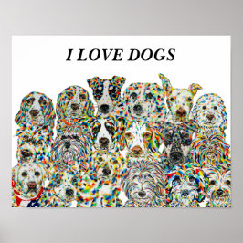 I Love Dogsポスター ポスター