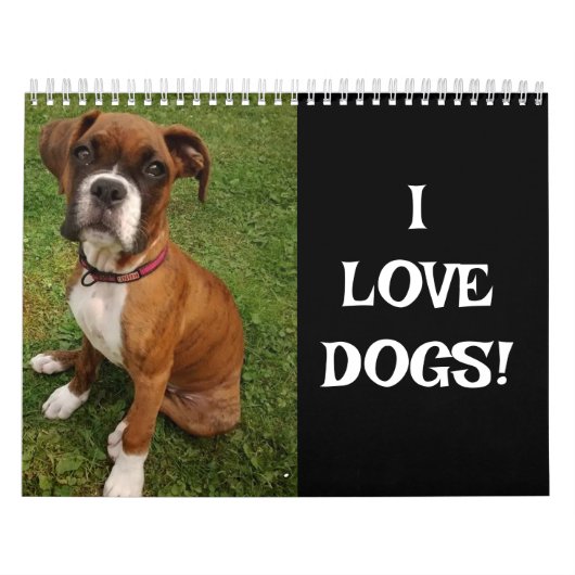 I LOVE DOGS カレンダー (カバー)