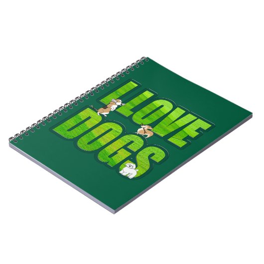 I love dogs ノートブック (左側)