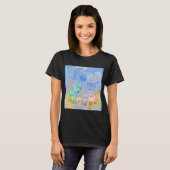 I Love Dogs Chiffon Top Tシャツ (正面フル)