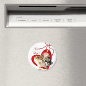 I Love Dogs Magnet マグネット (インサイチュ (食洗機))