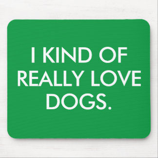 I Love Dogs Mouse pad マウスパッド