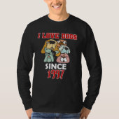 I love dogs since 1997 tシャツ (正面)