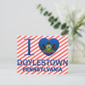 I Love Doylestown, PA ポストカード (スタンド正面)