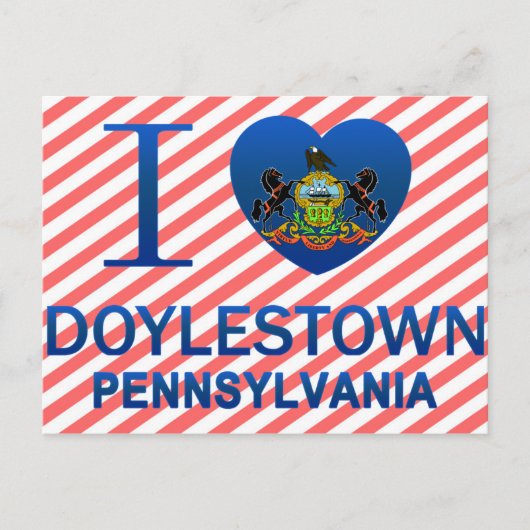 I Love Doylestown, PA ポストカード (正面)