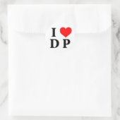 I Love DP ラウンドシール (バッグ)