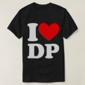 I Love DP IハートDP Tシャツ (デザイン正面)
