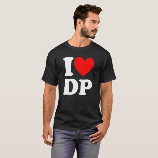 I Love DP IハートDP Tシャツ (正面フル)