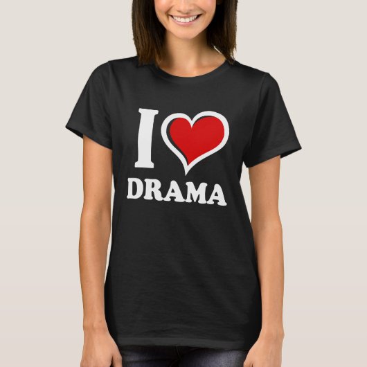 I Love Drama Iハート Tシャツ (正面)