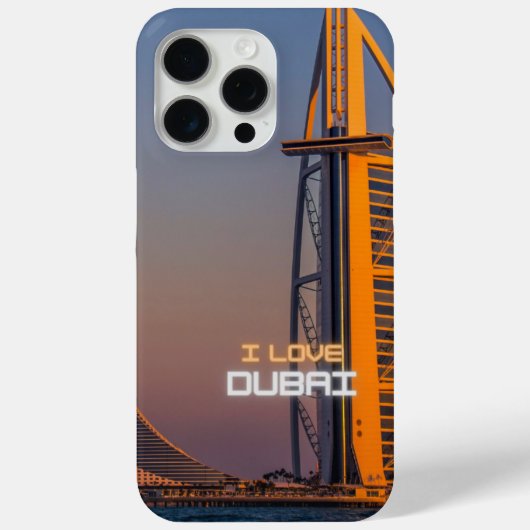 I Love Dubai iPhone 15 Pro Max Case Case-Mate iPhoneケース (裏面)