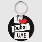 I Love Dubai UAE キーホルダー (正面)