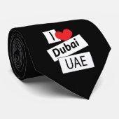 I Love Dubai UAE ネクタイ (ロール)