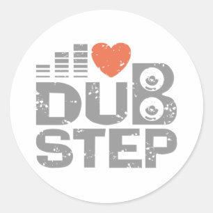 I Love Dubstep ラウンドシール