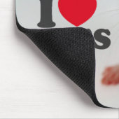 I love (dumbo) Rats マウスパッド (コーナー)