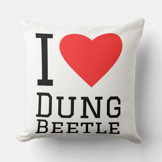 I love dung beetle  クッション (正面)