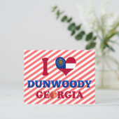 I Love Dunwoody, Georgia ポストカード (スタンド正面)