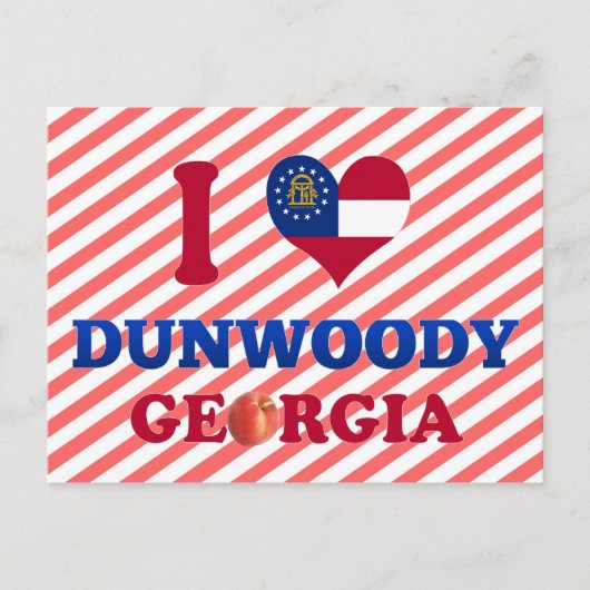 I Love Dunwoody, Georgia ポストカード (正面)