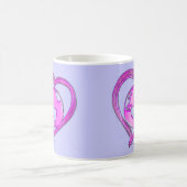 I LOVE EARTH （ピンク）シリーズ コーヒーマグカップ (中央)